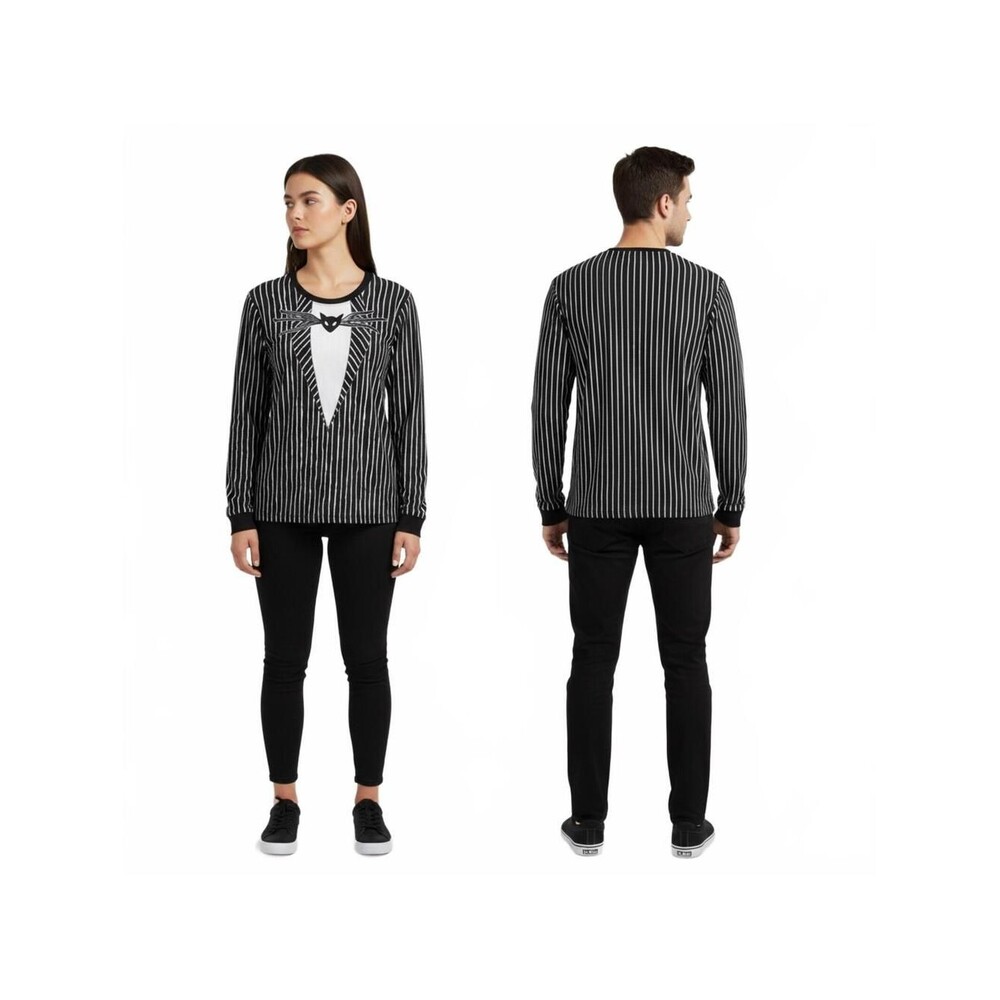 Disney Nightmare Before Christmas Costume Long Sleeve Shirt Large